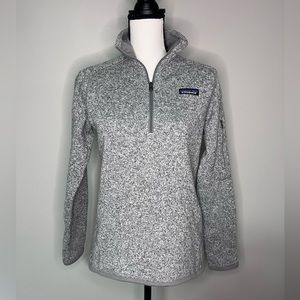Patagonia Better Sweater Womens S 1/4 Zip Gray Jacket Fleece Hiking Outdoor